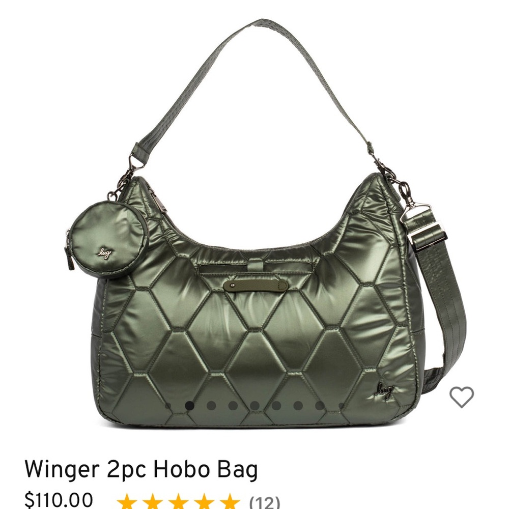 Lug Winger, Metallic Olive, NWT